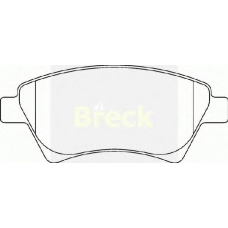 23930 00 BRECK Комплект тормозных колодок, дисковый тормоз