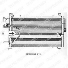 TSP0225256 DELPHI Конденсатор, кондиционер