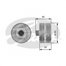 T42092 GATES Паразитный / Ведущий ролик, зубчатый ремень