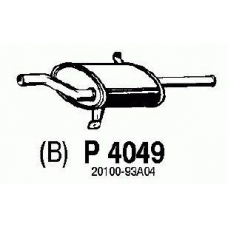 P4049 FENNO Глушитель выхлопных газов конечный