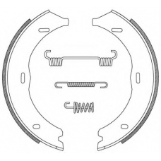 BSA2216.00 OPEN PARTS Комплект тормозных колодок