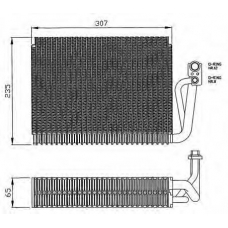 36120 NRF Испаритель, кондиционер