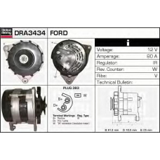 DRA3434 DELCO REMY Генератор