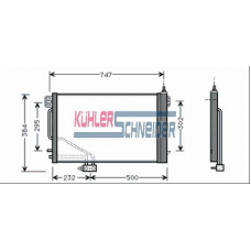 0320121 KUHLER SCHNEIDER Конденсатор, кондиционер