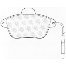 BP700 QUINTON HAZELL Комплект тормозных колодок, дисковый тормоз