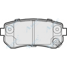 PAD1487 APEC Комплект тормозных колодок, дисковый тормоз
