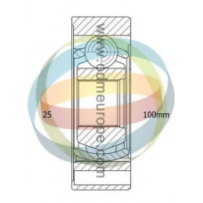 12-226004 ODM-MULTIPARTS Шарнир, продольный вал