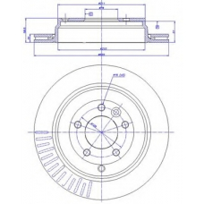 142.1393 CAR Тормозной диск