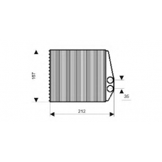 QHR2177 QUINTON HAZELL Теплообменник, отопление салона