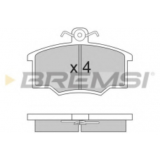 BP2143 BREMSI Комплект тормозных колодок, дисковый тормоз