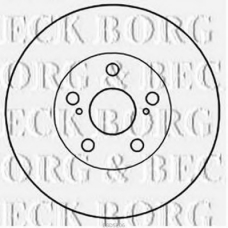 BBD5206 BORG & BECK Тормозной диск