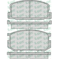 05P1116 LPR Комплект тормозных колодок, дисковый тормоз