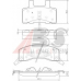 38370 ABS Комплект тормозных колодок, дисковый тормоз