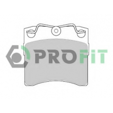 5000-0722 PROFIT Комплект тормозных колодок, дисковый тормоз