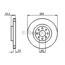 0 986 479 B90 BOSCH Тормозной диск