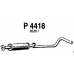 P4418 FENNO Средний глушитель выхлопных газов