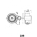 BE-236 JAPANPARTS Устройство для натяжения ремня, ремень грм