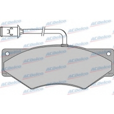 AC058879D AC Delco Комплект тормозных колодок, дисковый тормоз