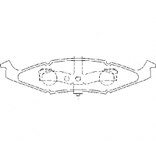 MDB1788 MINTEX Комплект тормозных колодок, дисковый тормоз
