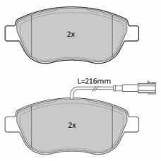 FBP-1220 FREMAX Комплект тормозных колодок, дисковый тормоз