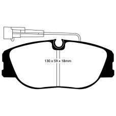 DP2733 EBC Brakes Колодки тормозные