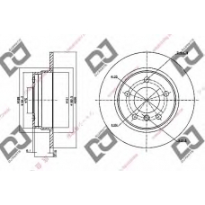 BD1179 DJ PARTS Тормозной диск