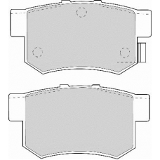 FD6625N NECTO Комплект тормозных колодок, дисковый тормоз