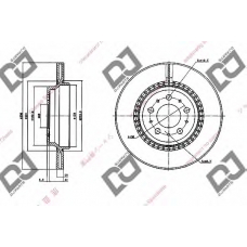 BD1839 DJ PARTS Тормозной диск