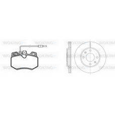 80703.03 WOKING Комплект тормозов, дисковый тормозной механизм