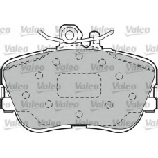 598013 VALEO Комплект тормозных колодок, дисковый тормоз