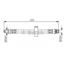 1 987 476 518 BOSCH Тормозной шланг