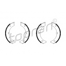 401 832 TOPRAN Комплект тормозных колодок, стояночная тормозная с