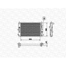 350213495000 MAGNETI MARELLI Радиатор, охлаждение двигателя