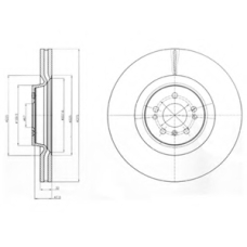 BG9060C DELPHI Тормозной диск