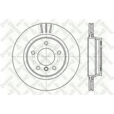 6020-1541V-SX STELLOX Тормозной диск