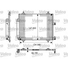 817579 VALEO Конденсатор, кондиционер