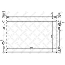 10-25627-SX STELLOX Радиатор, охлаждение двигателя