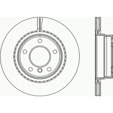 BDA2334.20 OPEN PARTS Тормозной диск