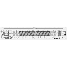 BBH6254 BORG & BECK Тормозной шланг