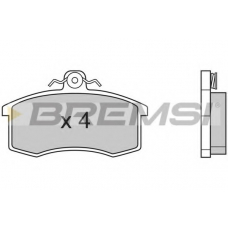BP2333 BREMSI Комплект тормозных колодок, дисковый тормоз