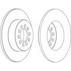 DDF1224 FERODO Тормозной диск