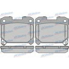 AC05P1052 AC Delco Комплект тормозных колодок, дисковый тормоз