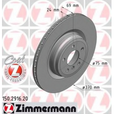 150.2916.20 ZIMMERMANN Тормозной диск