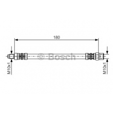 1 987 476 302 BOSCH Тормозной шланг