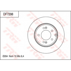 DF7298 TRW Тормозной диск