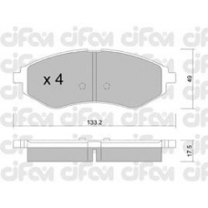 822-508-0 CIFAM Комплект тормозных колодок, дисковый тормоз