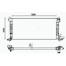 RM0546 EQUAL QUALITY Радиатор, охлаждение двигателя