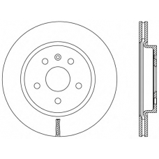 BDR2497.20 OPEN PARTS Тормозной диск