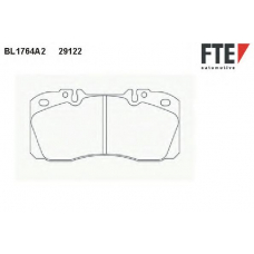 BL1764A2 FTE Комплект тормозных колодок, дисковый тормоз