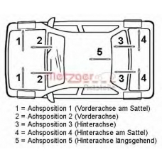 4112319 METZGER Тормозной шланг